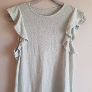A New Day set of 2 size SM mint and peach sleeveless shirts